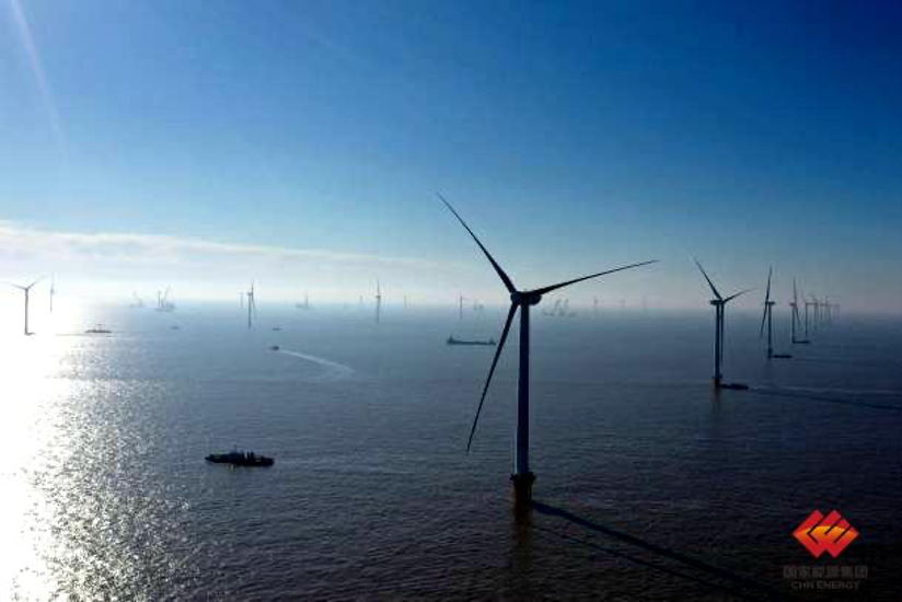 国家能源集团江苏大丰二期海上风电项目并网发电