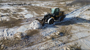 除雪保畅，他们守护牧民安全温暖过冬